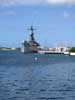 U.S.S. Missouri off the Arizona's bow. (9/19/04)