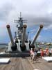 On the deck of the U.S.S. Missouri. (9/19/04)