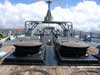 Looking toward the bow, U.S.S. Missouri. (9/19/04)