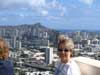 View from the terrace overlooking Honolulu, Punch Bowl. (9/19/04)