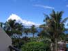 View from our balcony looking west at Lanai, early morning. (9/25/04)