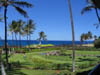 Still same place, looking west at the natural grass putting course, Hilton Waikoloa Village, Hawai'i