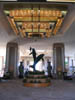 Dolphin sculpture, lobby, Hilton Waikoloa Village, Hawai'i (Detect a theme yet?)