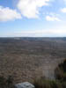 Looking from the caldera rim to the Halema'uma'u crater, Kilauea, Hawai'i