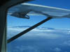 Haleakala, Maui, under our right wing