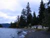 Lake Crescent, back up the beach by the Roosevelt cottages