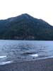 Lake Crescent, Pyramid at dusk